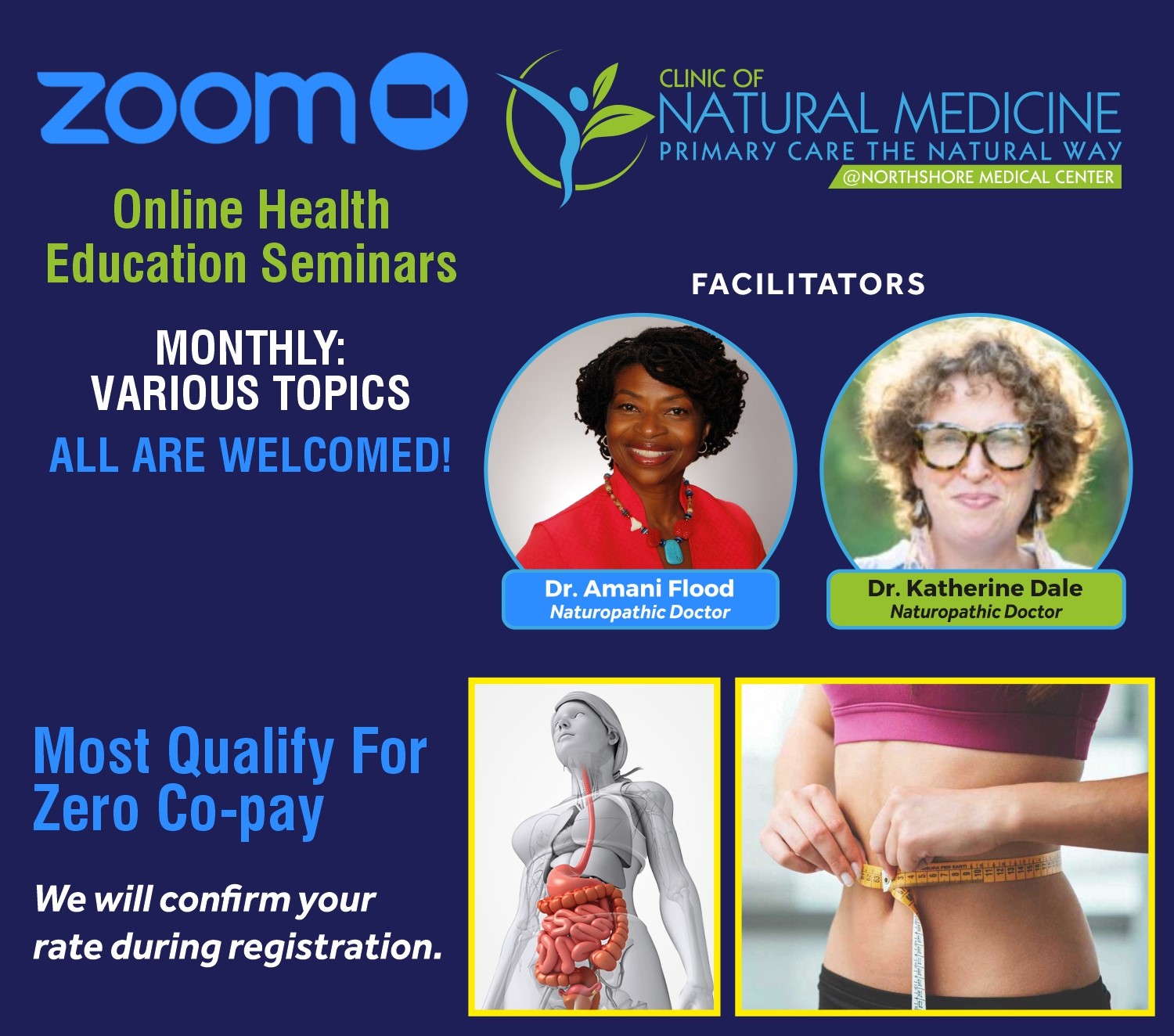 JOIN US FOR OUR ONLINE HEALTH SESSIONS